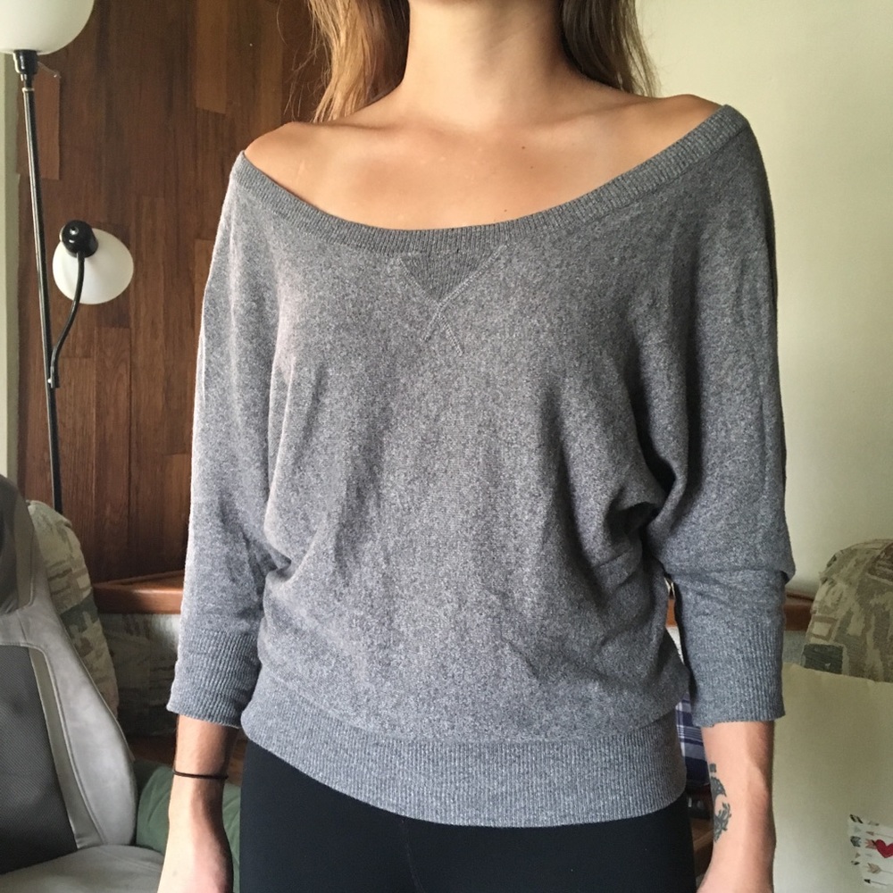 Off the shoulder sweater